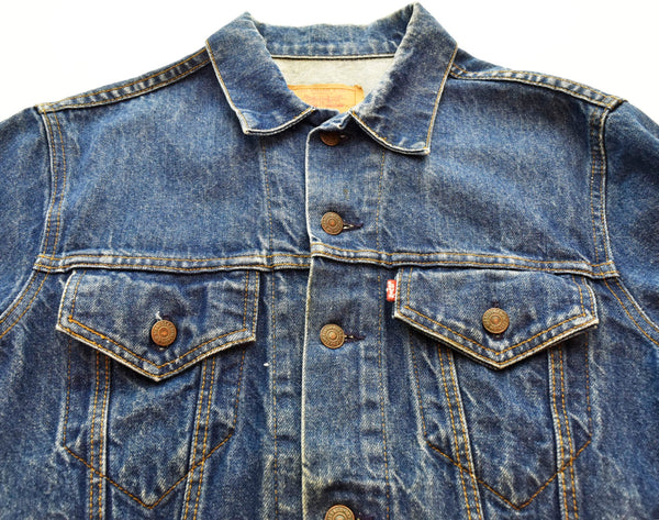 リーバイス Levi's 80's USA製 Denim Trucker Jacket デニムジャケット 青 70506-0216 44 ジャケット ブルー 103MT-1123