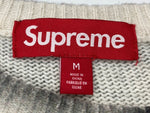 シュプリーム SUPREME 23AW Blurred Logo Sweater ブラード ロゴ ウール セーター ニット 黒 セーター ロゴ ブラック Mサイズ 104MT-2132
