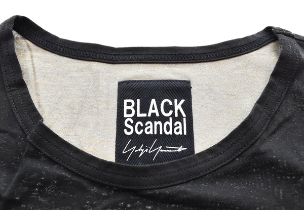 ヨウジヤマモト YOHJI YAMAMOTO BLACK Scandal Yohji Yamamoto 19awバッファローオーバーサイズ Tシャツ HC-T67-084 3 Tシャツ ブラック 103MT-3288