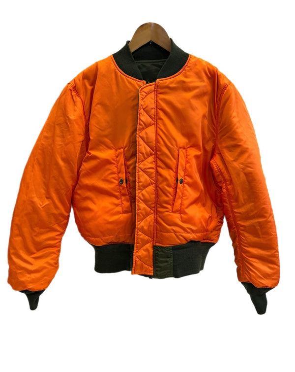 アルファインダストリーズ ALPHA INDUSTRIES ×TOP GUN トップガン  MA-1 フライトジャケット AA050728-1 ジャケット カーキ Mサイズ 101MT-4953