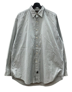 ダブルアールエル RRL 90s CHECK SHIRT チェック シャツ ボタン ピンチェック 長袖 Ralph Lauren 灰 長袖シャツ チェック グレー Lサイズ 104MT-2249