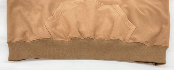 ハニーフィッツ HONEY FITZ POLARTECシリーズ FLEECE フリース プルオーバー パーカー フーディー ロゴ 刺繍 日本製 BEIGE BROWN ブラウン 茶色 パーカ ワンポイント ベージュ Lサイズ 104MT-1881