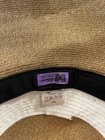 アシーナニューヨーク Athena New York ハット 切り替え ベルト 帽子 レディース帽子 麦わら帽子 ブラウン 101hat-151