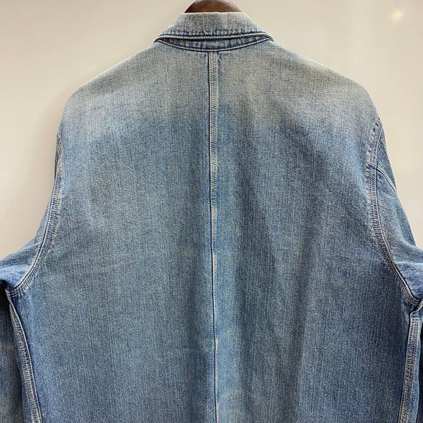 【曜日割引対象外】 カーハート Carhartt デニム カバーオール ジャケット ブルー XXLサイズ 201MT-4756 VB