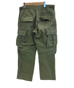 ミリタリー Military 60's 60年代 US ARMY 米軍 ジャングルファティーグ カーゴパンツ リップストップ  VINTAGE ヴィンテージ カーゴパンツ カーキ LONG SMALL 101MB-714