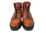 エヴィス EVISU U-TIP BOOTS Uチップ ブーツ 山根靴店 YAMANE レースアップ トレッキング シューズ エビス 茶 2001 メンズ靴 ブーツ ワーク ブラウン 25 1/2 104S-755