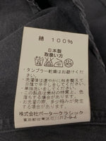 ポータークラシック PORTER CLASSIC 長袖シャツ 無地 ブラック XLサイズ 201MT-3794