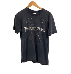 ヴィンテージ vintage 80's 80年代 Stedman DISNEY The Twilight Zone ディズニートワイライトゾーン 映画 ムービーT Tシャツ ブラック Mサイズ 101MT-4821