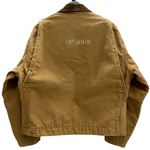 【曜日割引対象外】 カーハート Carhartt 70's デトロイトジャケット ステンシル ジャケット ベージュ 46サイズ 201MT-4874 VB