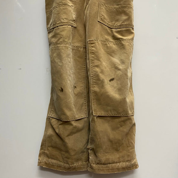 【曜日割引対象外】 カーハート Carhartt 60's 70's ダブルニー デカCボタン つなぎ・オーバーオール ベージュ 201MB-1097 VB