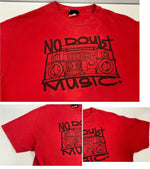 バンド band 90s 90's GIANT NO DOUBT MUSIC ノー・ダウト パンク ロック XL Tシャツ レッド LLサイズ 101MT-3507