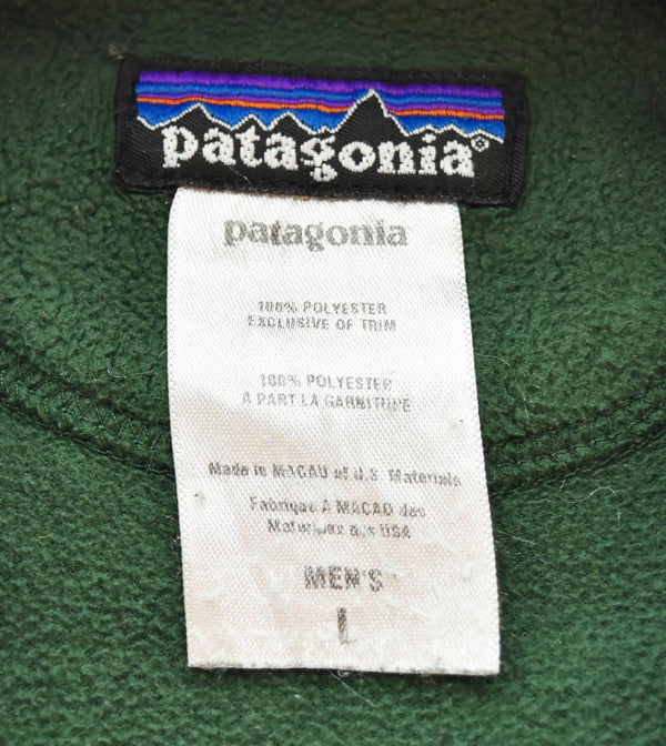 パタゴニア PATAGONIA 2006年製 Rhythm Plush Synchilla Sweat リズムプラッシュシンチラスウェット 20846F6 スウェット グリーン Lサイズ 103MT-860