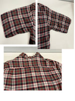 ヴィンテージ vintage 50's～60's 50年代 60年代 harper チェック 開襟 オープンカラーシャツ ボックス ループカラー 半袖シャツ レッド Mサイズ 101MT-4128