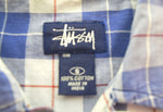 ステューシー STUSSY 90s 紺タグOLD STUSSY チェック 半袖シャツ 半袖シャツ Sサイズ 103MT-2588