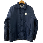 カーハート Carhartt WIP コーチジャケット 内ボア ナイロン ジャケット ネイビー Mサイズ 201MT-4581