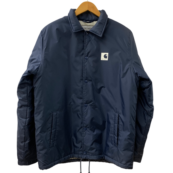 カーハート Carhartt WIP コーチジャケット 内ボア ナイロン ジャケット ネイビー Mサイズ 201MT-4581
