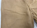 ヴィンテージ vintage 60's 60年代 BLUE BELL MAVERICK ブルーベル マーベリック レザーパッチ GRIPPER ZIPPER カラーデニム ショーツ ハーフパンツ ベージュ 101MB-681