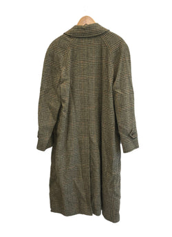 バーバリー Burberry Burberrys 丸善別注 グレンチェック ロングコート ジャケット グリーン 101LT-234