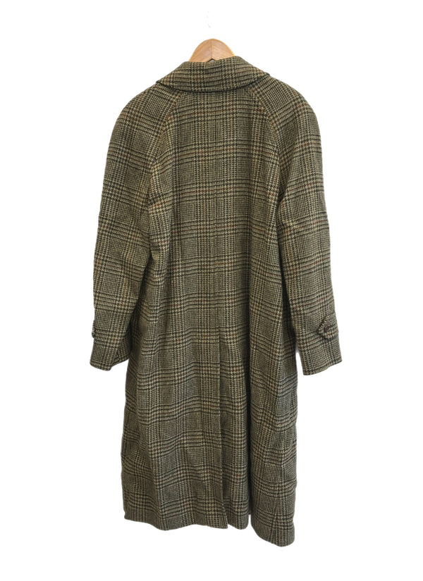 バーバリー Burberry Burberrys 丸善別注 グレンチェック ロングコート ジャケット グリーン 101LT-234