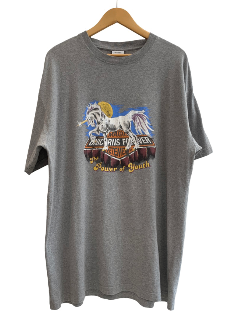 VETEMENTS Magic Unicorn ユニコーン 半袖Tシャツ VETEMENTS L