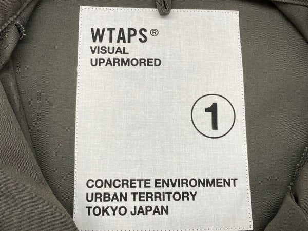 ダブルタップス WTAPS Jungle  LS  Ctpl. Twill. Dot Sight ジャングル ツイル ドット サイト Olive Drab オリーブ ドラブ KHAKI 緑 222WVDT-SHM03 SIZE1 ジャケット 刺繍 カーキ 104MT-759