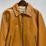 【曜日割引対象外】 ヌーディージーンズ Nudie Jeans Eddy レザージャケット 571615006 ジャケット ブラウン Sサイズ 201MT-3918 VB