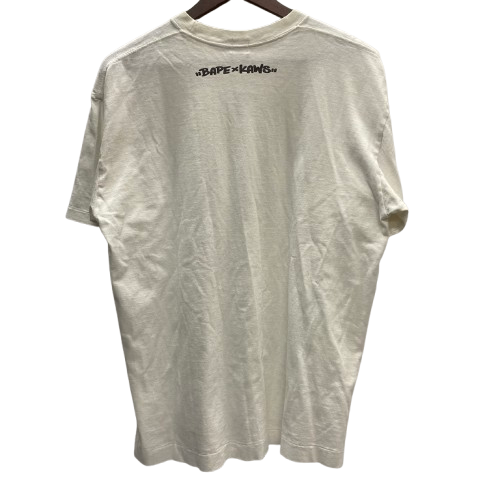 ア ベイシング エイプ A BATHING APE KAWS MILO TEE Tシャツ ホワイト Lサイズ 201MT-3968