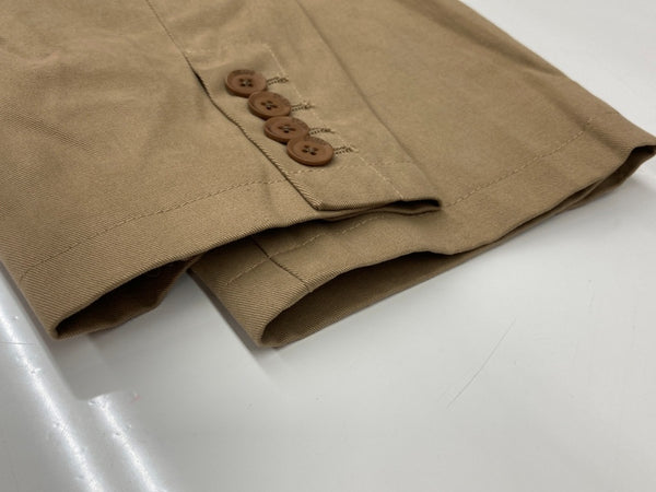ステューシー STUSSY Tailored Jacket テーラード ジャケット フォーマル スーツ 茶 ジャケット 無地 ベージュ Lサイズ 104MT-1844