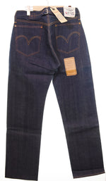 リーバイス Levi's 201 No.2 DENIM DEAD STOCK デッドストック 1920年モデル 復刻 555 バレンシア 工場 99年製 LVC リネンパッチ 青耳 20201-0020 デニム ブルー W33L36 103MB-598