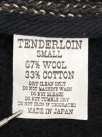 テンダーロイン TENDERLOIN T-BROWN BEACH ブラウン ビーチ ジャケット ウール ごま塩 黒 ジャケット 無地 ブラック Sサイズ 104MT-2172