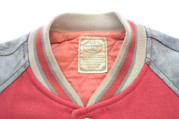 サブストリート Sab Street  90年代 メルトン ウールスタジャン ジャケット レッド 103MT-3240