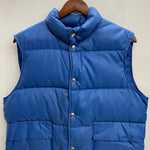 【曜日割引対象外】 エルエルビーン L.L.Bean 70's 筆記体タグ ダウンベスト ベスト ブルー Mサイズ 201MT-4287 VB