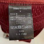 ブレス BLESS ベロア VELOUR PANTS BRNRG-P-1002 ボトムスその他 レッド Mサイズ 201MB-1140