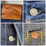 エヴィス EVISU lot.2001 No.2 ビッグカモメ 赤耳 デニム ブルー 201MB-1060