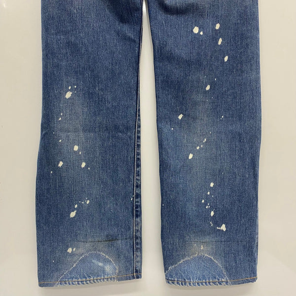【曜日割引対象外】 リーバイス Levi's Vintage Clothing 55501 赤耳 55年モデル ペンキ デニム ブルー W36サイズ 201MB-1036 VB