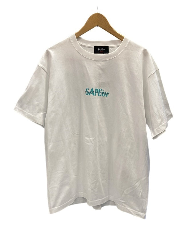 サプール SAPEur MASATOSHI HAMADA Mintblue 浜田雅功 プリントTシャツ 半袖カットソー A0023-007 Tシャツ  ホワイト Lサイズ 101MT-2909 | 古着通販のドンドンサガール