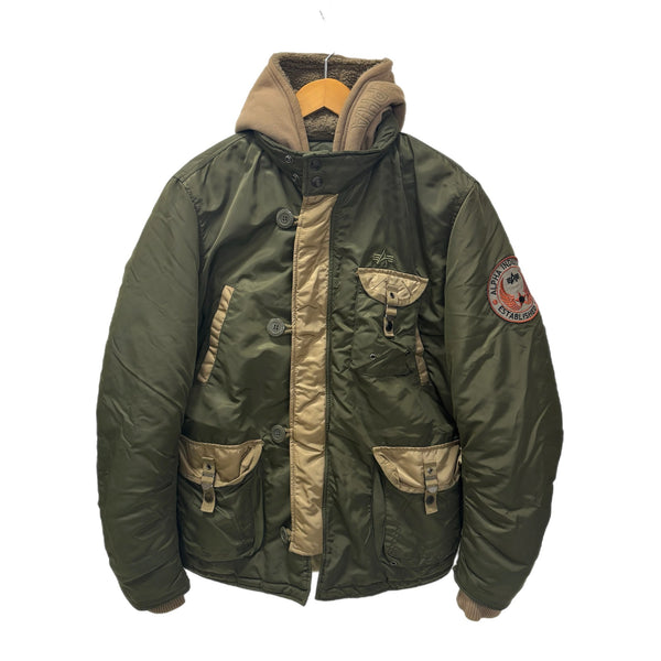 アルファ インダストリーズ ALPHA INDUSTRIES 2WAY フライトジャケット  ジャケット グリーン Mサイズ 201MT-3189