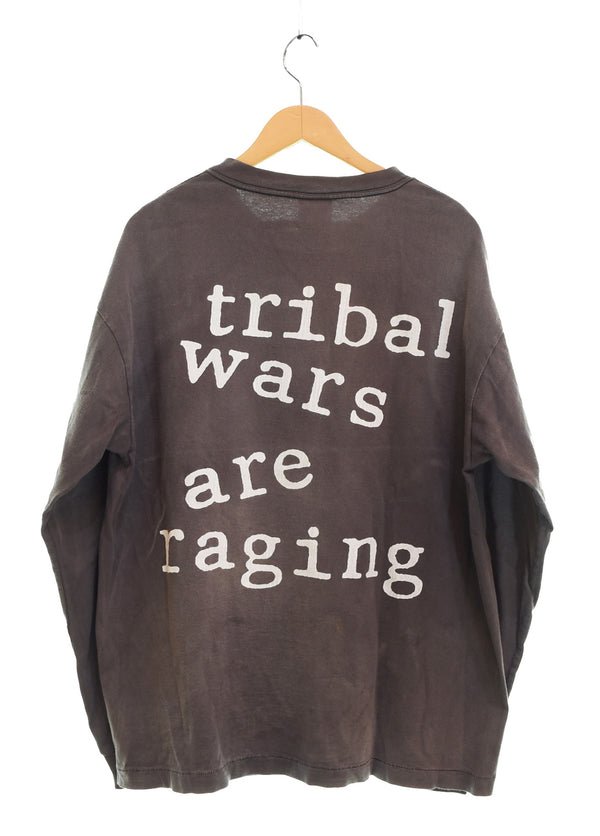 セントマイケル SAINT MICHAEL 22ss Ford Tee フォード プリント SM-S22-0000-033 ロンT ブラック LLサイズ 103MT-3235