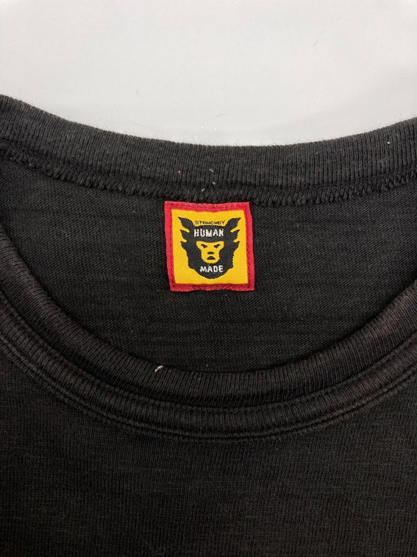 ヒューマンメイド HUMAN MADE × KAWS カウズ 24SS GRAPHIC S/S TEE グラフィック 半袖 Ｔシャツ クルーネック 黒 Tシャツ ロゴ ブラック XLサイズ 104MT-2341