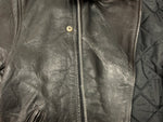 トリプルシックス 666 DOUBLE LEATHER RIDERS JACKET ダブル レザー ライダース ジャケット アウター バイカー 黒 サイズ 40 ジャケット 無地 ブラック 104MT-925