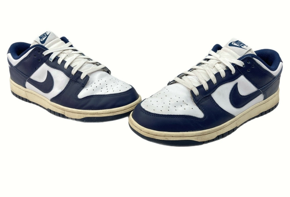 ナイキ NIKE 21年製 WMNS DUNK LOW Vintage Navy ウィメンズ ダンク ロー ヴィンテージ ネイビー 紺 白  DD1503-115 メンズ靴 スニーカー ホワイト 27.5cm 104-shoes352 | 古着通販のドンドンサガール