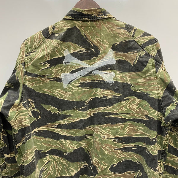 ダブルタップス W)taps クロスボーン BDUジャケット タイガーカモ ジャケット カーキ 201MT-4579