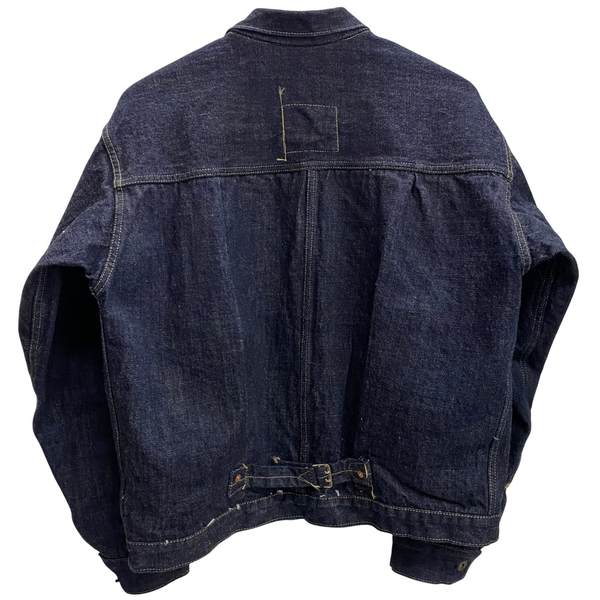 【曜日割引対象外】 ニートスタイル Neat Style KIWAMI WWII ”極み”大戦モデル 錆ボタン デニム ジャケット ブルー 46サイズ 201MT-4697 VB