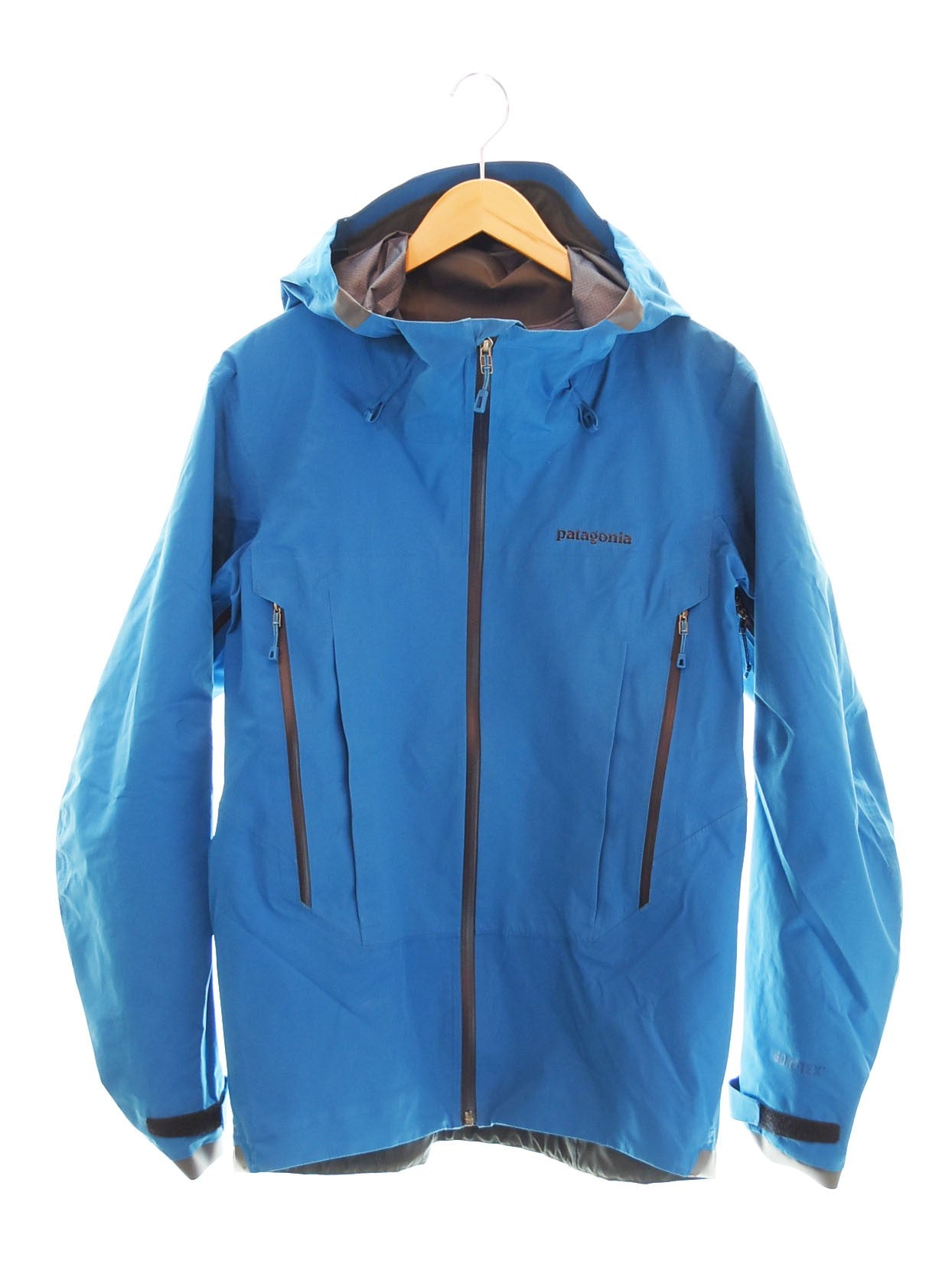 極美品　パタゴニア　バギーズジャケット　撥水　メッシュ　胸ロゴ　ブルー　青　L 極美品 パタゴニア バギーズジャケット 撥水 メッシュ 胸ロゴ