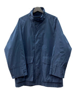 エイトン ATON 23SS VENTILE SUEDE STAND FIELD COAT フィールド コート ジップアップ アウター ジャケット 紺 7055505 サイズ 02 ジャケット 無地 ネイビー 104MT-1627