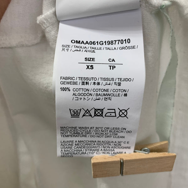 オフホワイト Off-White アンダーカバー UNDERCOVER コラボ OMAA061G19877010 Tシャツ ホワイト XSサイズ 201MT-4746