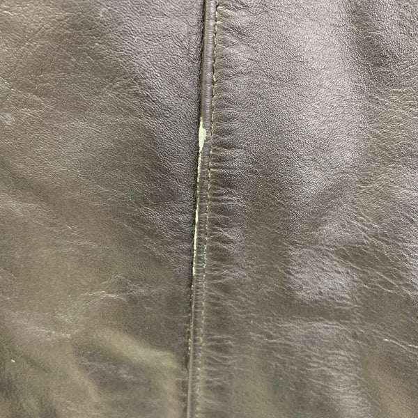 US古着 Steer Brand レザーダブルライダースジャケット ブラック 38サイズ 201MT-4672