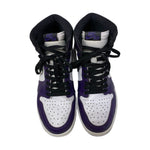 ナイキ NIKE エアジョーダン1 レトロ ハイ OG コートパープル ホワイトブラック  2020 Air Jordan 1 Retro High OG Court Purple White/Black 555088-500  メンズ靴 スニーカー パープル 27cmサイズ 201-shoes1281