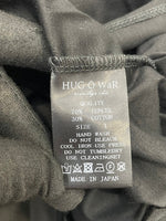 ハグオーワー HUG O WaR ノースリーブ デザイン ロング ワンピース ブラック 1 601LT-17