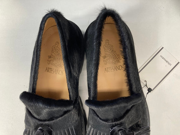 アルテサノス ARTESANOS PONY LOAFER キルトタッセルローファー ポニー 黒 NSH526-1 レディース靴 ローファー ブラック サイズ3 101sh-1856